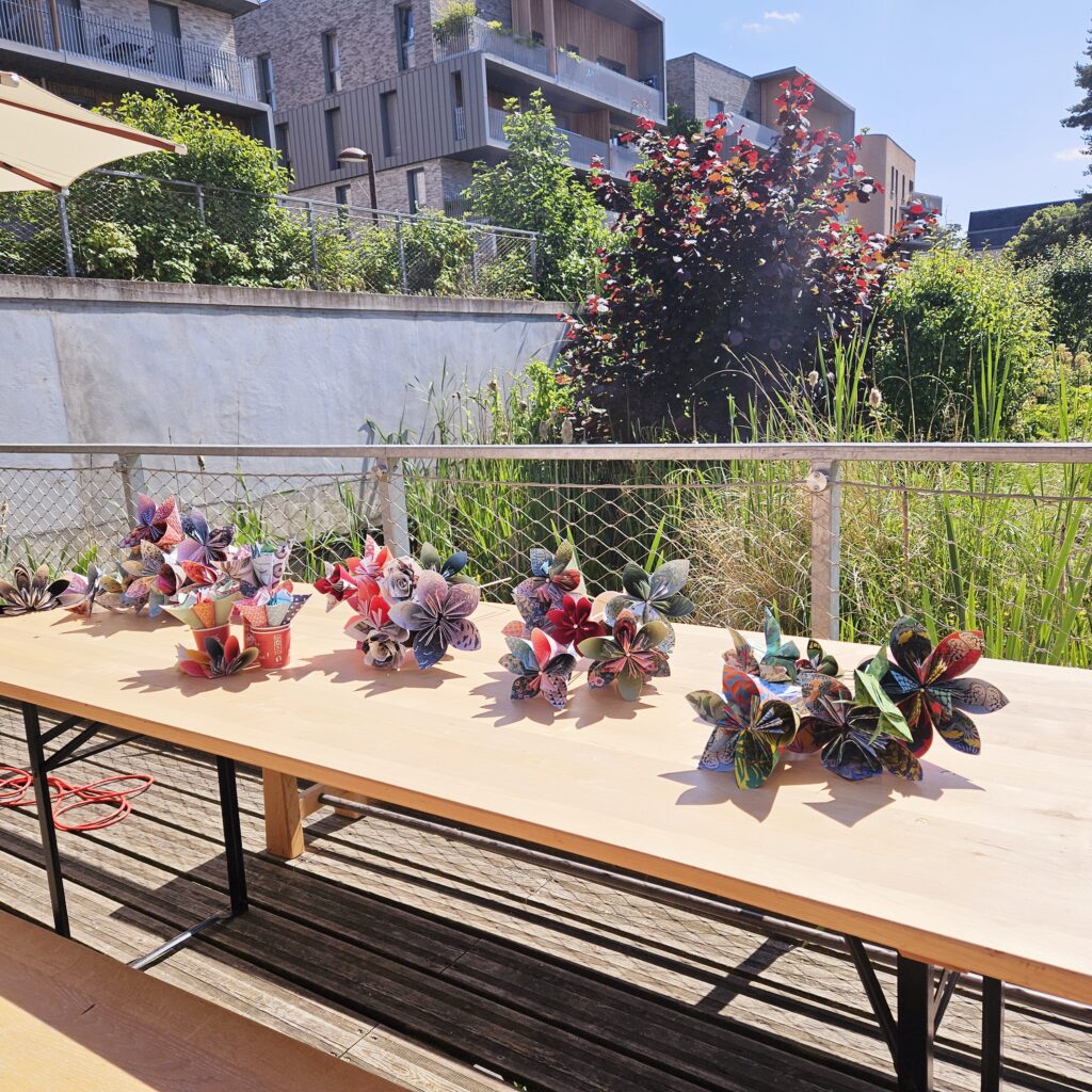 MARIGAMI origami atelier Nature et découverte 2024 réalisation