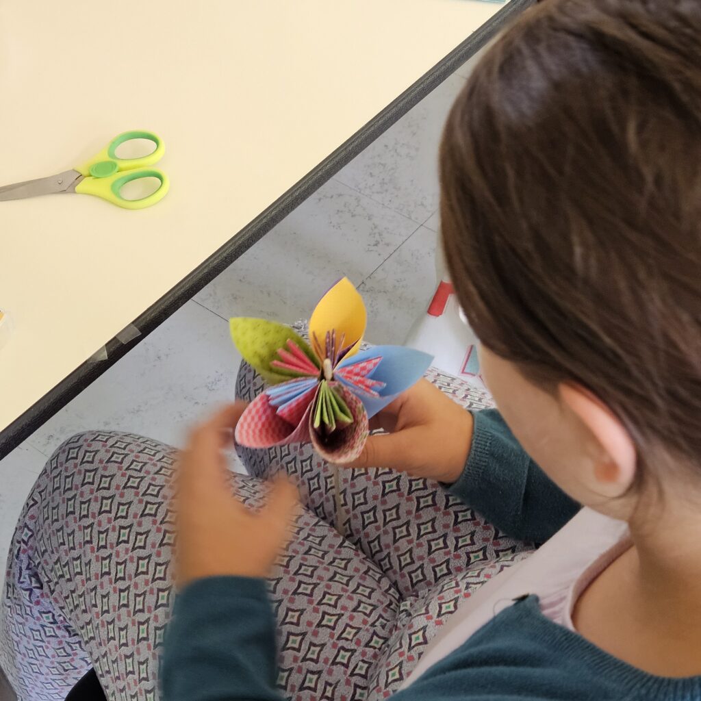 MARIGAMI origami atelier anniversaire fleurogami