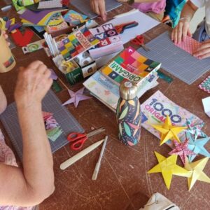 MARIGAMI origami atelier étoile à 5 branches