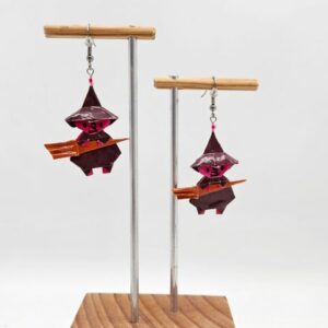 MARIGAMI origami boucles d'oreilles sorcière