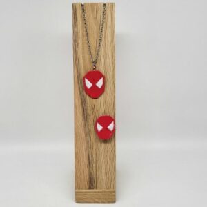 MARIGAMI origami collier et broche Spiderman