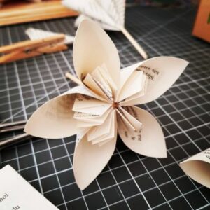 MARIGAMI origami mariage fleurogami avec étamine