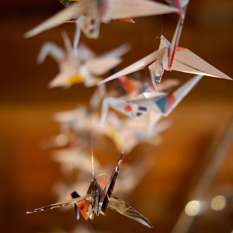 MARIGAMI origami atelier guirlande de grue