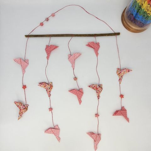 MARIGAMI origami atelier mobile colombe étoilé