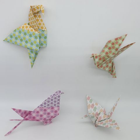 MARIGAMI origami atelier oiseau