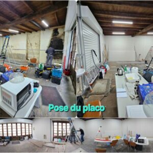 MARIGAMI ET CIE Aubeterre rénovation pose du placo