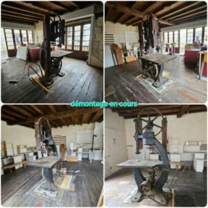 MARIGAMI ET CIE Aubeterre rénovation scie à ruban