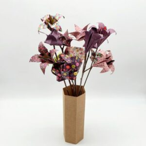 MARIGAMI origami bouquet violet