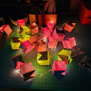 MARIGAMI origami guirlande lumineuse fantaisie