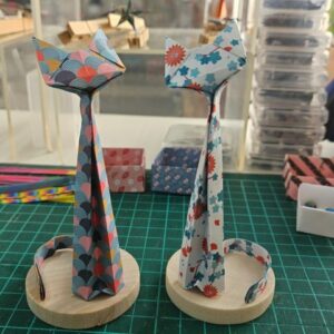 MARIGAMI origami sculpture chat